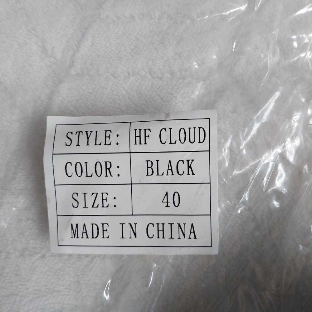Hike Footwear HF Cloud series black sz 40 / 9 NWT -   1011 - Picture 2 of 4